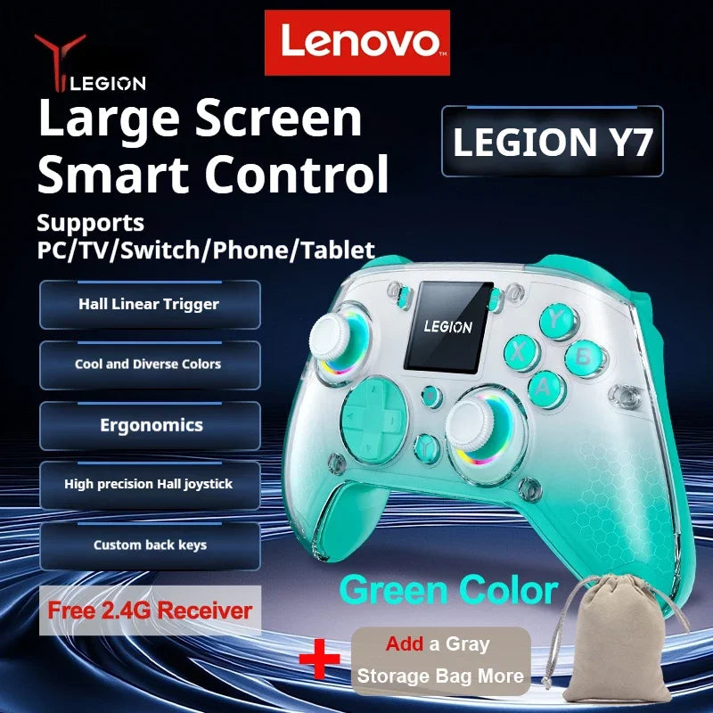 Lenovo Y7 LEGION Controllers for Switch 2 Lite Wireless Remote Gamepad For Joystick Controllers For Switch Screen Menu Display