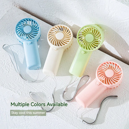 Portable Handheld Mini Fan for Summer Cooling Compact Desk Fan with Strong Airflow Simple Design Ideal for Outdoor travel Use