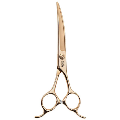 Pet Grooming Small Curved Scissors for Dogs, Specialized for Cats, Fine-tuning for Round Faces, High-end Imported from Japan, 44