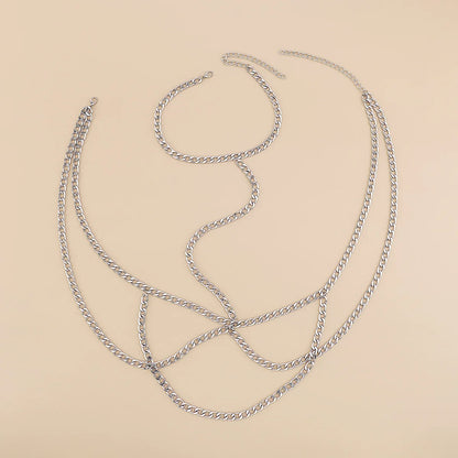 Body Chains Jewelry for Woman Fashion Bikini Chain Belly Body Harness Beach Sexy Accessories