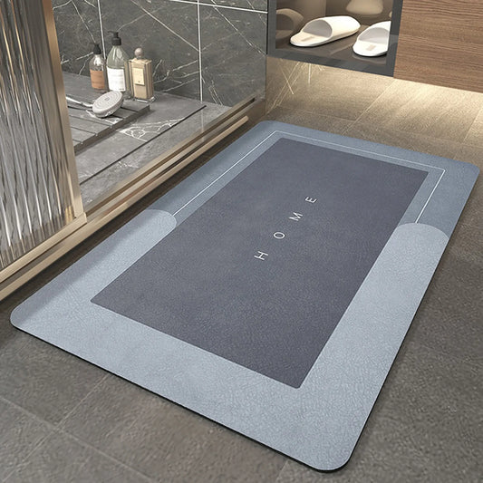 Absorbent Floor Mat Quick Drying Bathroom Mat Non-slip Floor Door Carpet Easy To Clean Home Oil-proof Kitchen Mat
