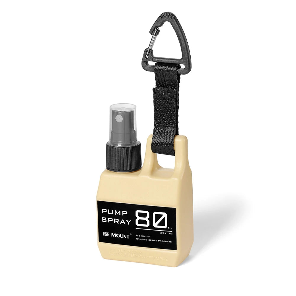 Spray Bottle Pump with Buckle Portable Outdoor Camping Travel Spray Bottle Cosmetic Container Alcohol Perfume Refillable