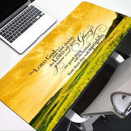 Bible Verse     Mouse Pad Game mouse pad face gamer desk pad mouse pad carpet accessories table pad