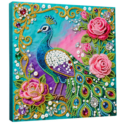 DIY Pearl Dot Painting for Adults Beginners Home Wall Decor Pearl Gem Paintings Picture Arts Craft 25x25cm With Frame