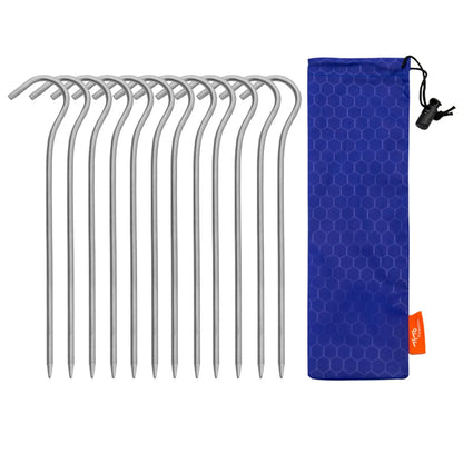 TiTo 3.0*165mm Ultralight Camping Accessories Titanium Alloy Tent Stake Pegs With Hook