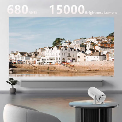 Lenovo Portable Projector 4K 100M Android 12 WIFI 6 TOF No-Sense Auto Focus Outdoor Full HD Video Movie Home Theater Projectors