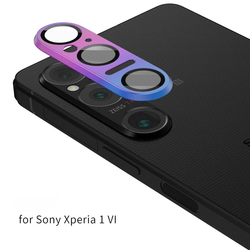 For Sony Xperia 1 VI Camera Lens Protector Cover Case Back Tempered Glass for SONY Xperia1VI 1VI Lens Protective Ring Film