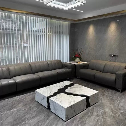 Modern Luxury Coffee Table Marble Coffee Table Living Room Home Minimalist Aesthetic Mesas De Centro Para Sala Home Furniture