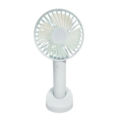 Portable Fan Mini Handheld Fan Portable USB Rechargeable Handheld Fan Summer Cute Cartoon Outdoor Adventures Cooling Comfort