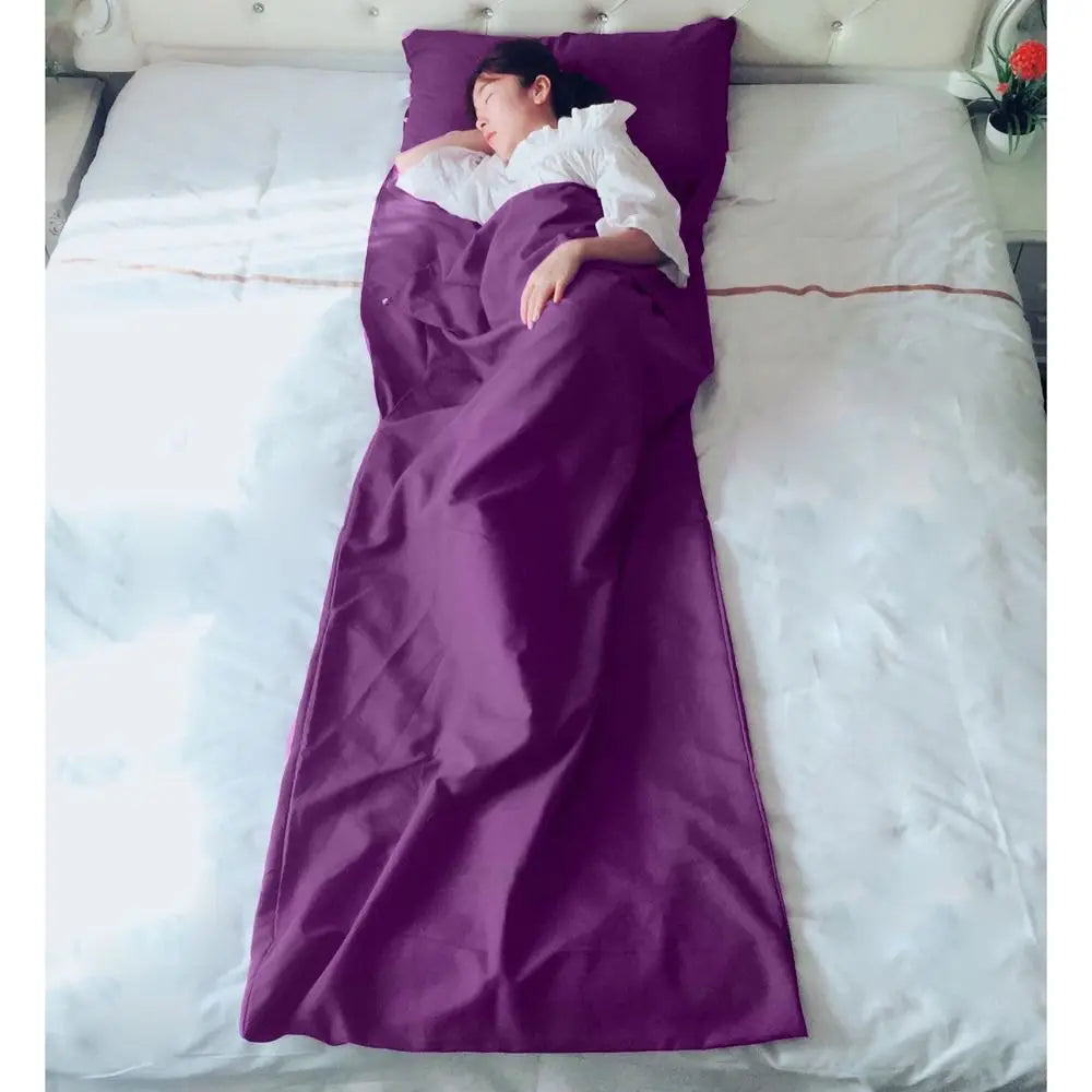 Ultralight Ultralight Sleeping Bag 75*210cm Lightweight Envelope Bedding Colorful Cotton Travel Sleep Liner Sheet
