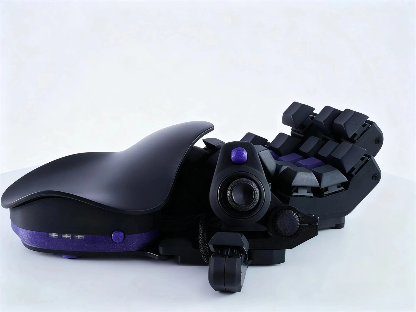 Qianren Left-Handed Wired Gaming Keyboard Adjustable One Handed Gaming Keyboard WASD Joystick Ergonomics Keyboards Gifts