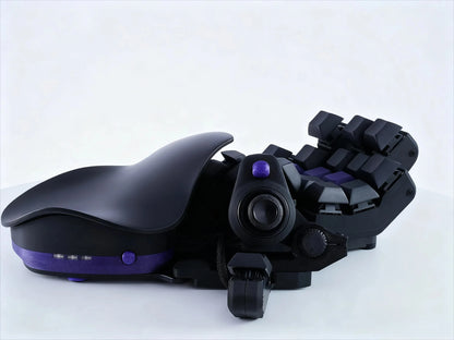 Qianren Left-Handed Wired Gaming Keyboard Adjustable One Handed Gaming Keyboard WASD Joystick Ergonomics Keyboards Gifts