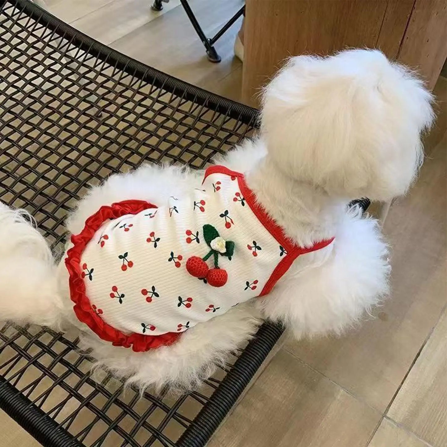 Cute Puppy Harness For Spring Summer, Stylish Soft Breathable Pets Dog Vest, Breathable Pet Puppy Clothing For Birthday Party