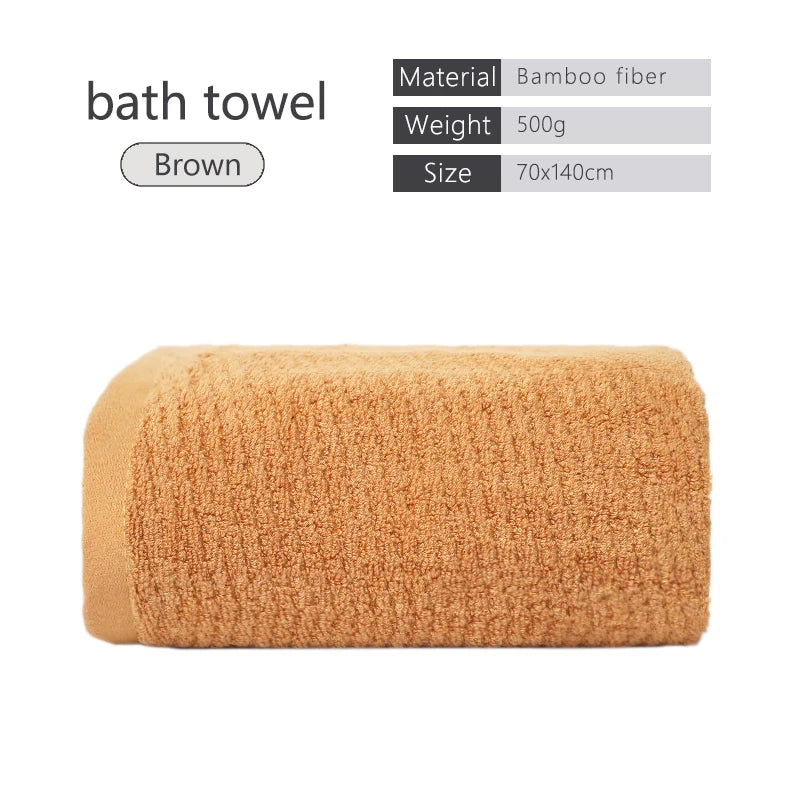 Bamboo Fiber Towels Sets Home Bath Towels for Adults Face Towel Thick Absorbent Luxury Bathroom Towels Hand Towels Quick Drying