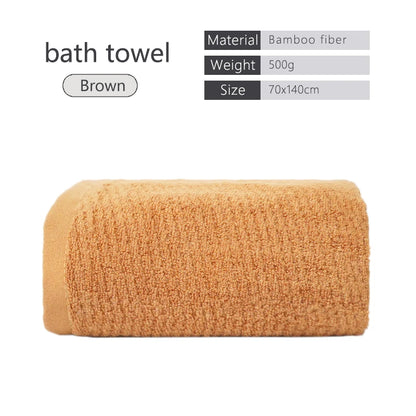 Bamboo Fiber Towels Sets Home Bath Towels for Adults Face Towel Thick Absorbent Luxury Bathroom Towels Hand Towels Quick Drying