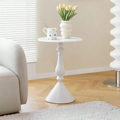 Nordic Style Coffee Table Moving Side Table Sofa End Table Luxurious Elegant Small Round Table for Home Simple Nightstand