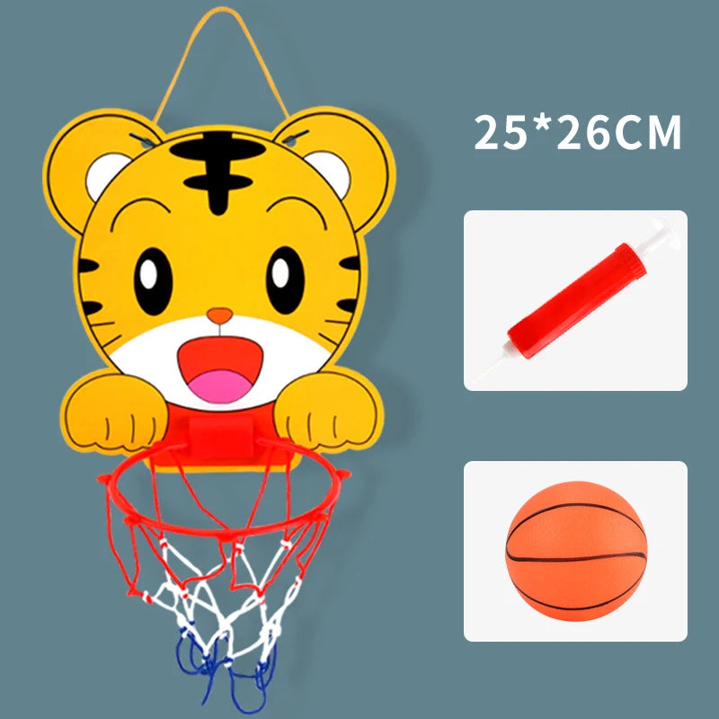 Baby Toys Basketball Ball Sucker Dinosaur Toy For Kids 2 To 4 Year Old Boy 1 Year Birthday Gift  Outdoor Indoor Sport Board Game
