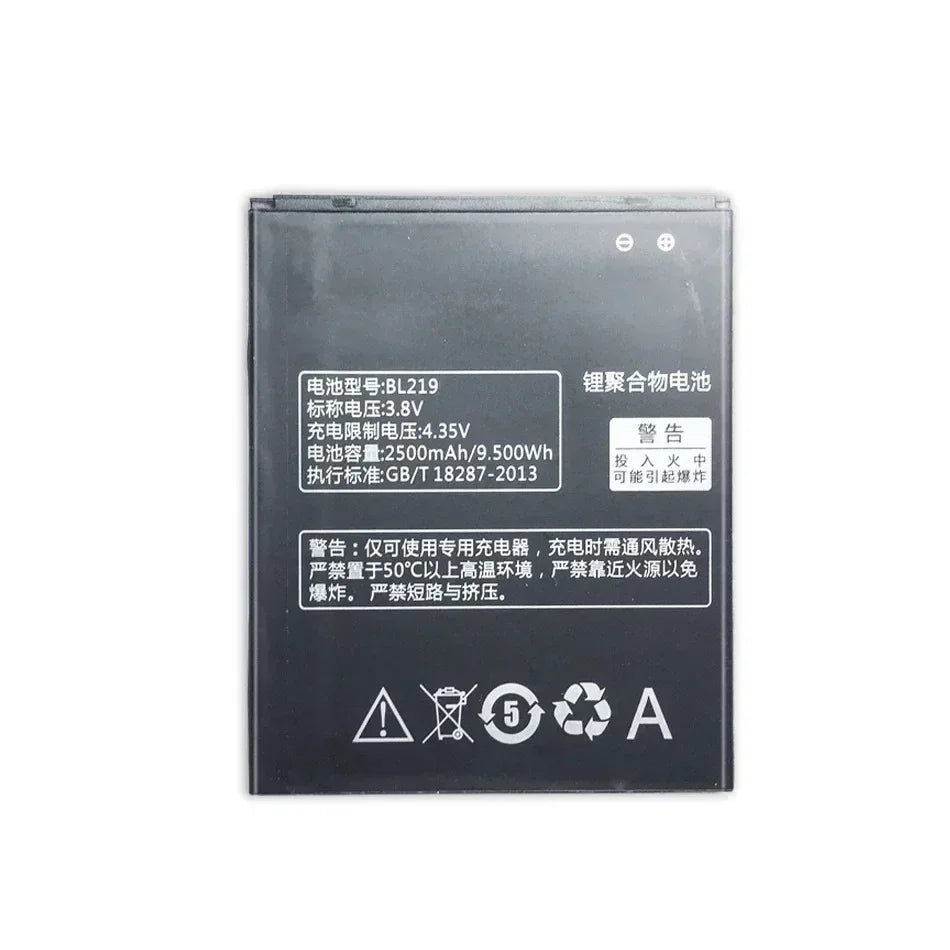 Smart Phone Battery BL219 2500mAh Battery Use for Lenovo A880 S856 A889 A890e S810t A916 High Quality Batteries Warranty
