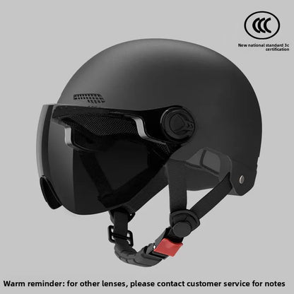New Electric Vehicle Motorcycle Half Helmet Unisex Cycling Protective Helmet