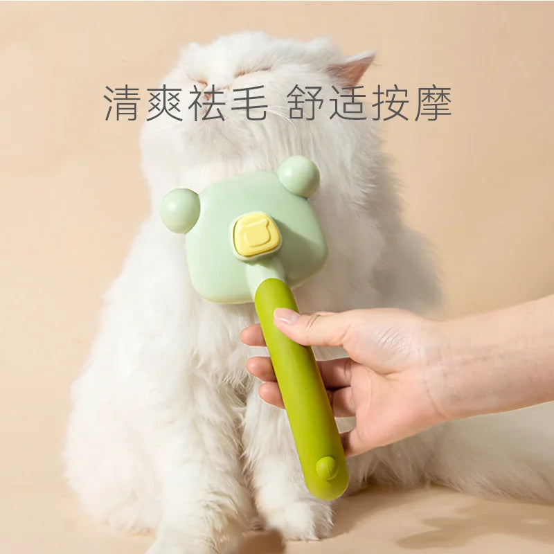 Pet Bath Cleaning Grooming Brush Floating Hair Comb Dog Relaxing Massage Grooming Comb