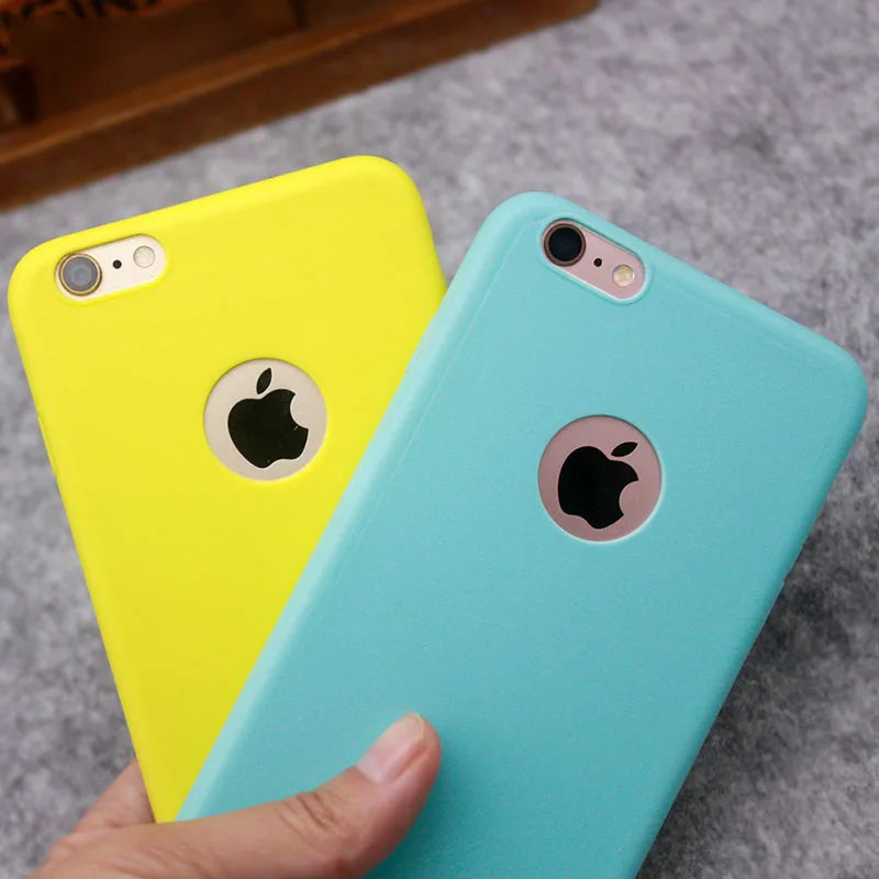 Silicon Case for iPhone 6S 6 s 8 7 6Plus 7Plus 8Plus SE 2020 2022 Cover For iphone X XS MAX XR Gel Cell Phone Cases Casing Coque