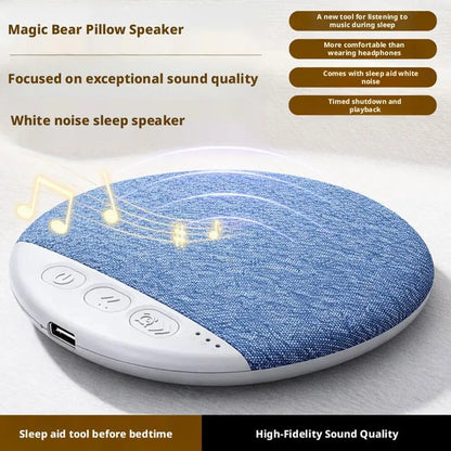 X3pro Pillow Speaker Bluetooth 5.4 Under Pillow Sound Machine - HiFi Stereo White Noise with 30/60/90 Min Timers for Bedroom
