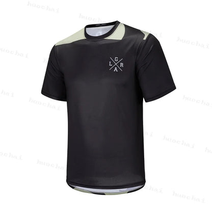 2024 Motocross Enduro lrga jersey, DH downhill mountain biking jersey, men's mtb cycling short-sleeved jersey