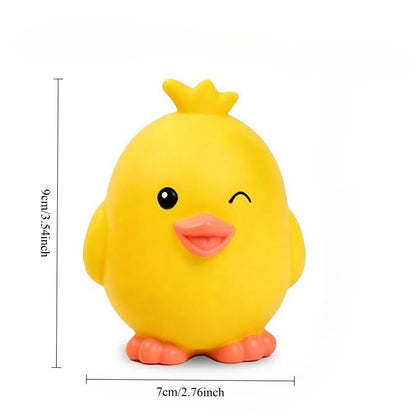 Pet Interactive Toy for Dog Cat Rubber Little Yellow Duck, Penguin Toy for Dogs Latex Squeak Squeaker Chew Training Pet Products