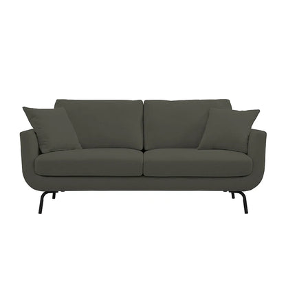 Furniture White Living Room 2 Seater Modern Nordic Scandinavian Upholstery Small Comfy High Quality