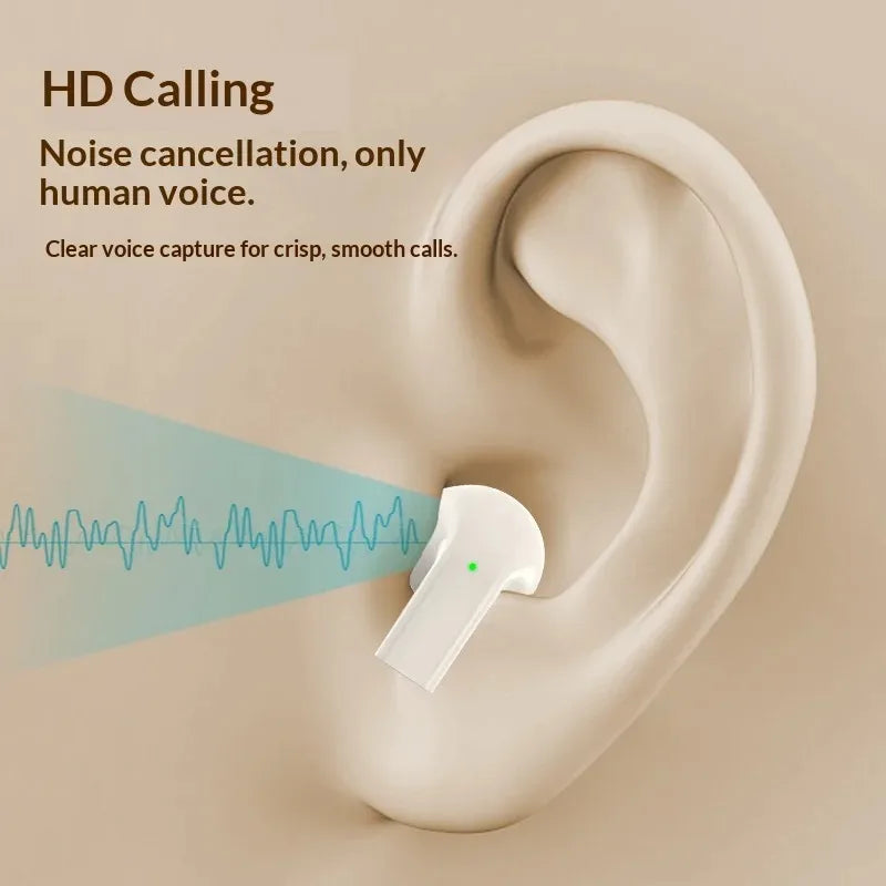 New Arrival Earphones Wireless Earbuds Featuring Sleek OWS Semi-in-ear Fit Long-lasting All-day Battery Integrated Mic for Users