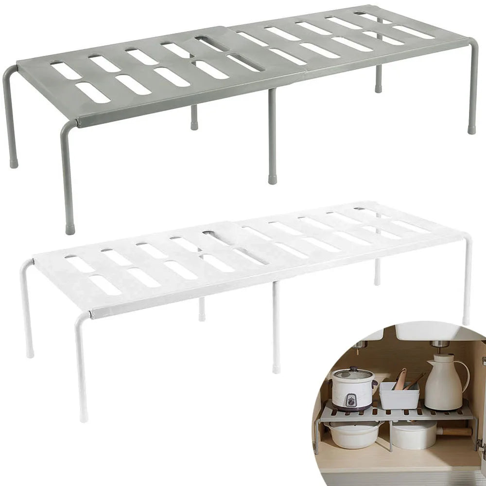 Stretchable Closet Storage Shelf Rack Space Saving Multifunctional Wardrobe Cupboard Decorative Shelves Cabinet Holders for Home