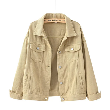 Y2k Denim Jeans Coat Cotton Women Button Spring Autumn Ropa Cardigan Punk Gothic Bomber Jacket Windbreaker Elegant Jackets