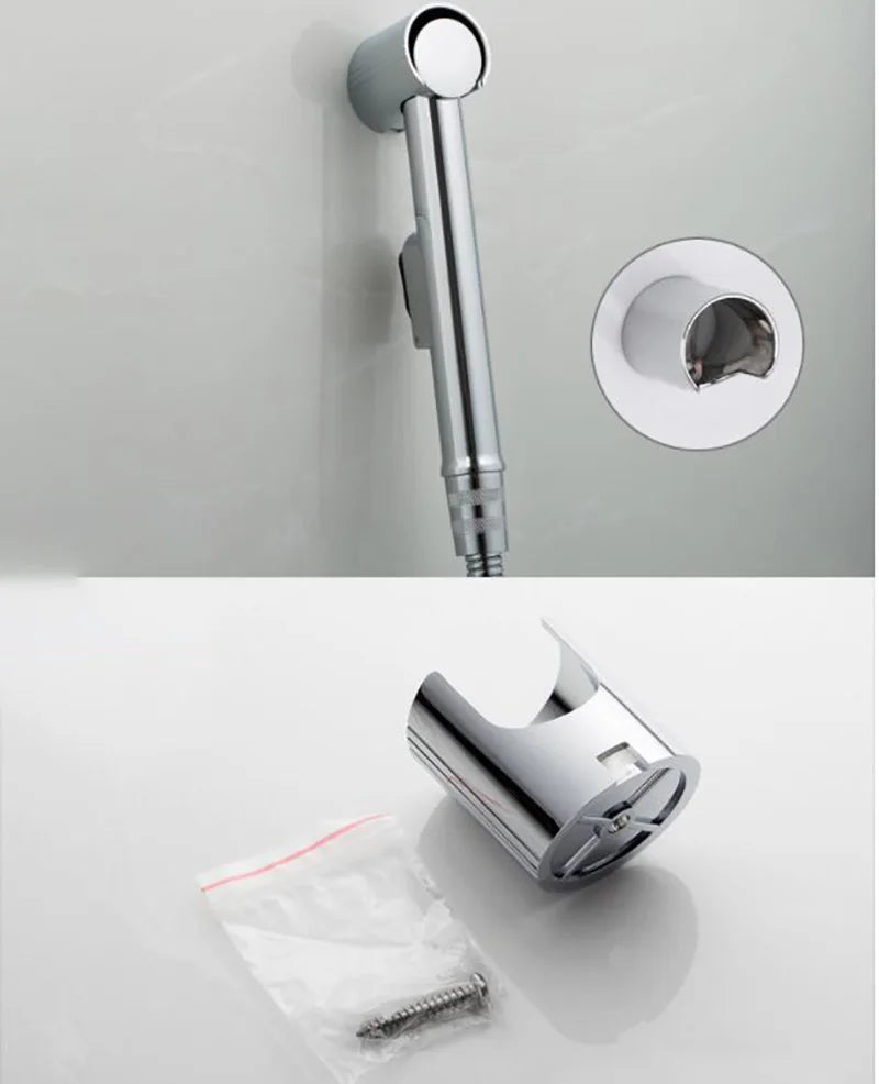 Bathroom Hygienic Shower douche Toilet Bidet Sprayer hand ass anal clean wash shower head Holder Water Hose Faucet Accessories