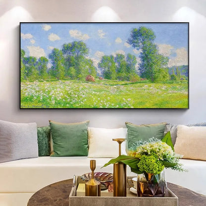 Impressionist Monet Van Gogh Famous Paintings Bedroom Wall Decor Mural Hotel Landscape Canvas Posters and Prints Room Picture
