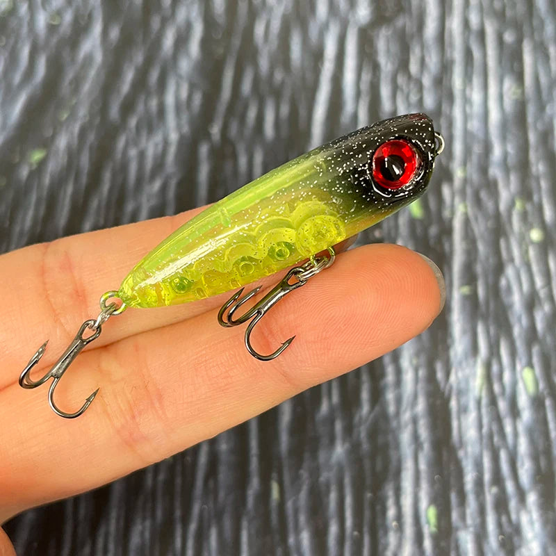 1pcs 45mm 3g Sinking Pencil Fishing Lures Mini Popper Walking Dog Artificial Hard Bait Pesca Wobbler Swimbait Tackle Accessories