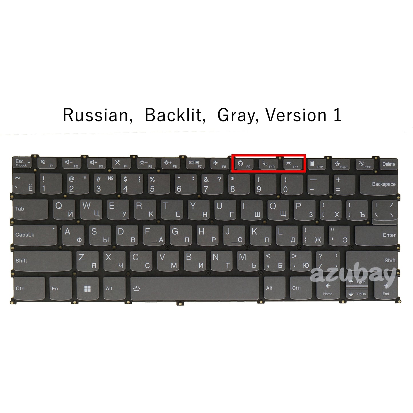 Laptop Keyboard For Lenovo Ideapad 1-14AMN7 1-14IGL7 3-14ADA6 3-14ALC6 3-14ITL6 3-14ABA7 3-14IAU, 5 Pro-14ACN6 Backlit Russian