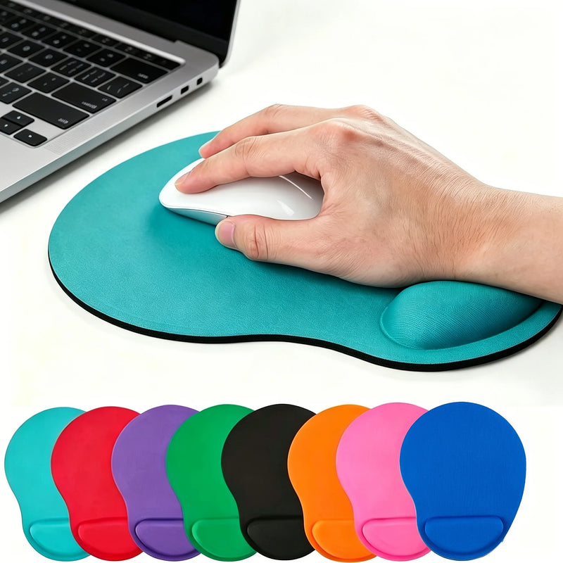 1pc (23cm*17.5cm) wrist mouse pad, home/office, non-slip, wear resistant, skin-friendly comfortable hand pillow mouse pad