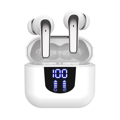 Wireless Earphones HiFi Sound Surround Stereo IPX7 Waterproof Compatible with All Smartphones