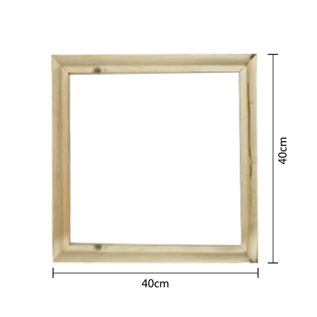 DIY Picture Canvas Oil Painting Frame Nature DIY Wood Frame Art Poster Painting By Numbers Photo Frame Craft Home Wall Art Decor