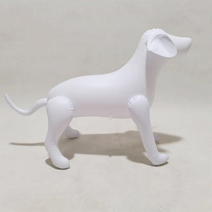 Inflatable Dog Mannequin Pet Clothing Model Dog Mannequin Display Puppy Dress Form Animal Mannequin