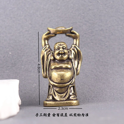 Maitreya Buddha Miniatures Figurines Home Decor Statue Ornaments Home Decor Craft for Living Room Desk Decoration
