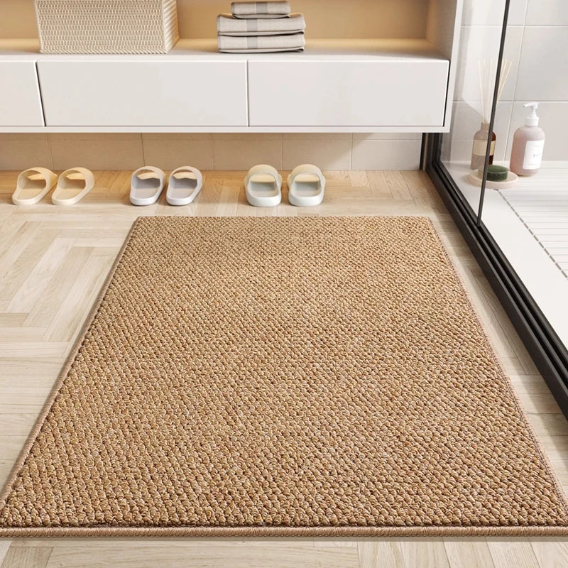 Outdoor Rugs Faux Jute Doormat Effortless Style Durability Every Entrance Floor Carpet Multi-Size 50x80cm/60x90cm/80x120cm