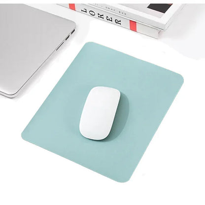Universal PU Mouse Pad Non-Slip Gaming Leather Mouse Pad Waterproof Anti-Scratch Mice Mat Desktop Keyboard Desk Pad For Computer