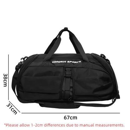Backpack for Men and Women Suitable for Travel Tourism Hiking Camping Backpack Gym Fitness Bag with Shoes Pocket Outdoor Duffel