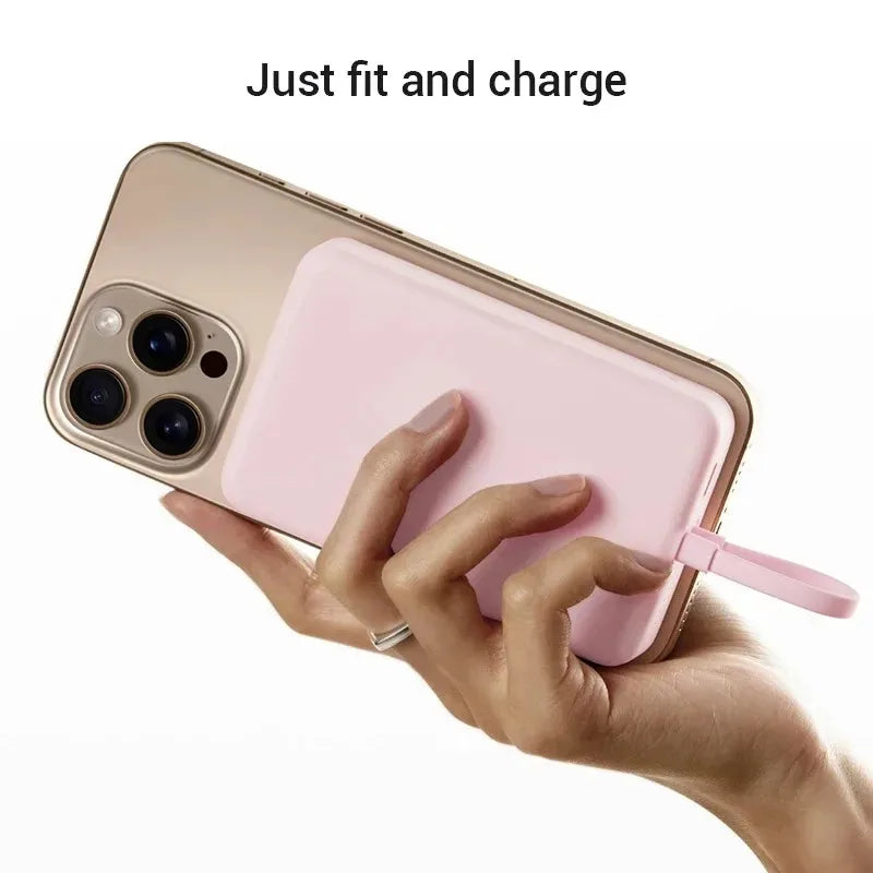 Xiaomi 10000mAh Magnetic Portable External Battery Power Bank 33W Fast Charging Built-in USB-C Cable for iPhone Smartphones