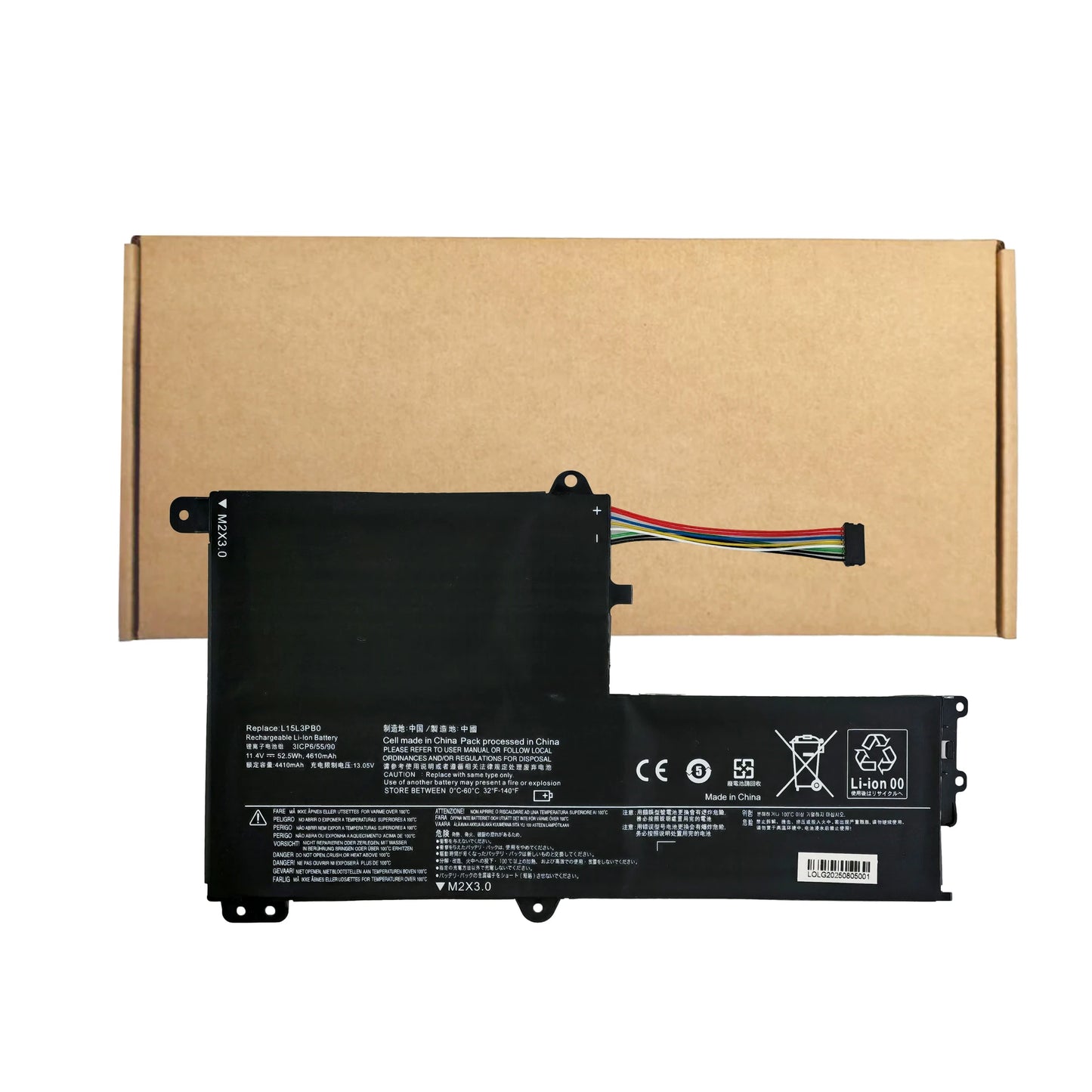 L15L3PB0  Laptop Battery For Lenovo IdeaPad 330S-15IKB 330S-14IKB 320S-15ISK L15M3PB0 L15C3PB1 L15L3PB111.4V 52.5Wh 4645mAh