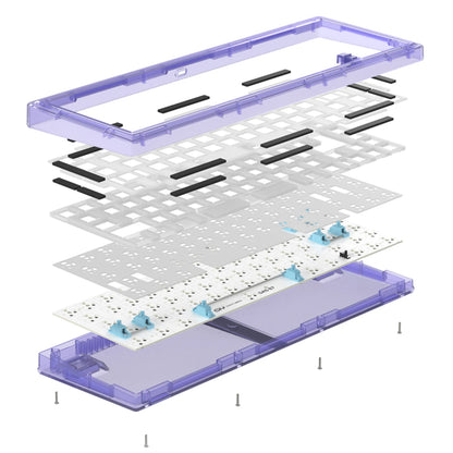 GAS67 Wired Mechanical Keyboard Kit Customized  Gaming Keyboard Rgb Gasket Structure Hot Swap Gaming Keyboard Kit