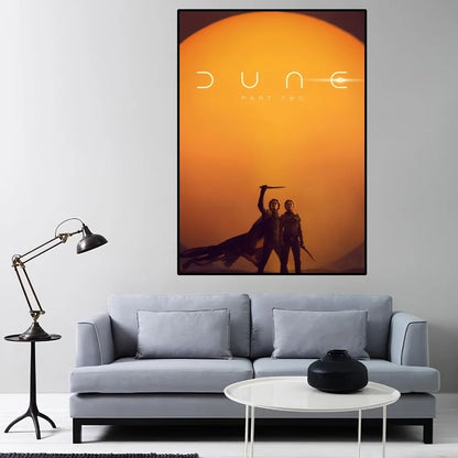 Dune Part Two Poster Home Room Decor Livingroom Bedroom Aesthetic Art Wall Painting Stickers
