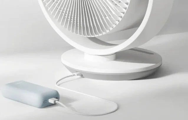Xiaomi Mijia Smart Desktop Air Circulation Fan, 1,180 m³/h, 3D airflow, 100 speed settings, Type-C, Wi-Fi