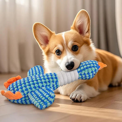 Pet Vocalizing Wild Goose Toy, Dog Chewable Teething Stick, Boredom Relieving Plush Doll, Small Dog Universal Product